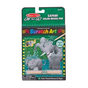 Safari Colour Reveal Scratch Art Pad