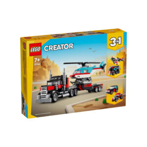 LEGO® Creator 3-in-1 Flatbed Truck with Helicopter