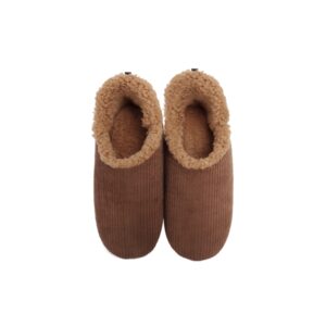 Snoozies! Mens Cut Back Cord Brown