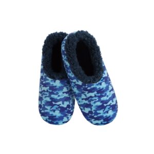 Snoozies! Mens Blue Camo